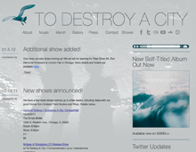 To Destroy a City Website