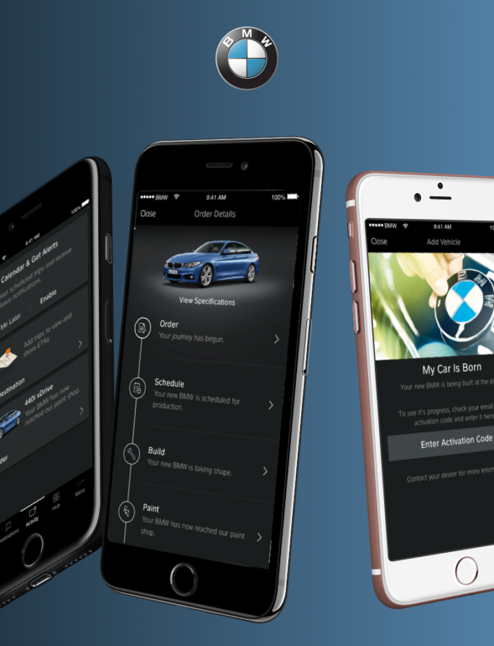 BMW - Custom Order Production Tracker - iOS App Feature