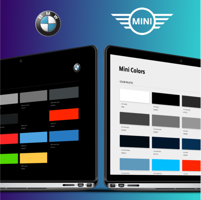 BMW & MINI Cooper Connected Apps Styles Guides and Pattern Libraries